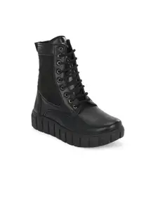 AfroJack Laced Up Chunky  Boots
