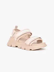 ALDO Women Textured Flatform Sports Sandals