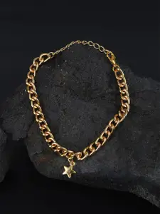 Stylecast X KPOP Gold-Toned Gold-Plated Charm Bracelet