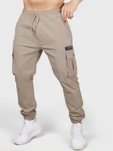 FUAARK Men Mid-Rise Antimicrobial Sports Cargo Joggers