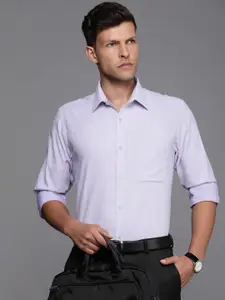 Raymond Self Design Slim Fit Pure Cotton Formal Shirt