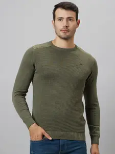 Being Human Men Green Sweatshirt