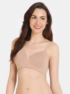 Zivame Medium Coverage Underwired Lightly Padded T-shirt Bra With All Day Comfort