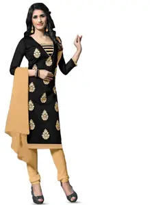 MANVAA Ethnic Moifs Printed Unstitched Dress Material