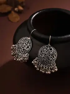 Priyaasi Silver-Plated Drop Earrings