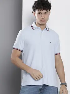 Tommy Hilfiger Solid Short Sleeves Polo Collar T-shirt