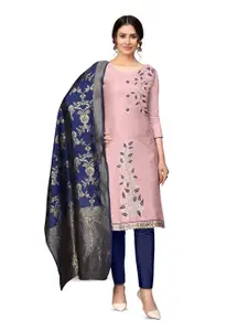 MANVAA Ethnic Motifs Embroidered Unstitched Dress Material