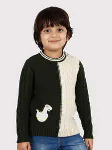 JoE Hazel Boys Colourblocked Pullover Sweater