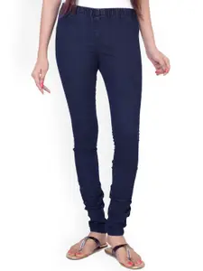 BAESD Women Navy Blue Slim Fit Jeans