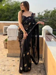 Anouk Embellished Sequinned Saree