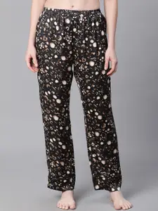 Oxolloxo Printed Relaxed-Fit Straight-Leg Lounge Pants