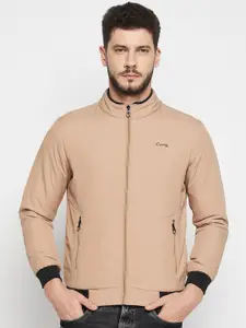 Camey Mock Collar Lightweight Bomber Jacket