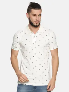 Kryptic Conversational Printed Pure Cotton Polo Collar T-Shirt