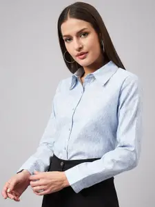 Style Quotient Smart Vertical Stripes Formal Shirt