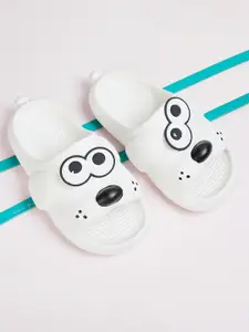 Fame Forever by Lifestyle Girls Puppy Detail Rubber Sliders