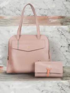 Baggit Structured Shoulder Bag With Wallet