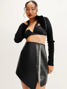 FREAKINS A-Line Slit Mini Skirts
