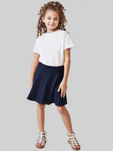BAESD Girls Knee-Length Flared Skirt