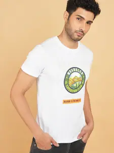 Wrangler Graphic Printed Round Neck Cotton T-shirt