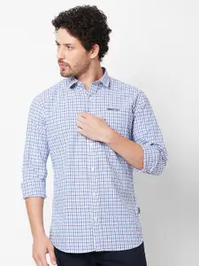 Kenneth Cole Slim Fit Gingham Checked Casual Shirt