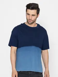 TITTLI Colourblocked Drop-Shoulder Sleeves Pure Cotton Boxy T-shirt