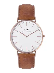 Daniel Wellington Classic Durham Men Leather Straps Analogue Watch DW00100109K