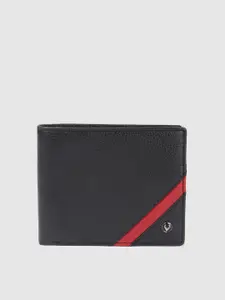 Allen Solly Men Textured Leather Two Fold Wallet