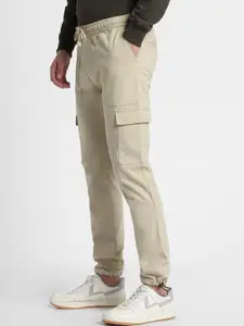 Dennis Lingo Men Khaki Joggers Trousers