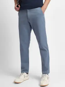 Dennis Lingo Men Mid Rise Flat Front Trousers