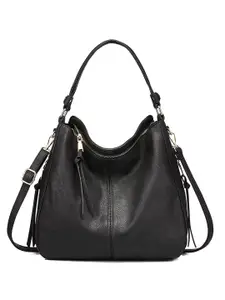Mast & Harbour Black PU Up to 12 inch Fashion