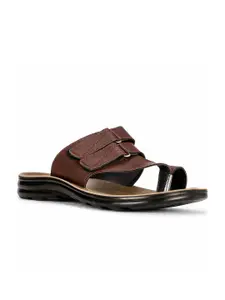 Bata Men One Toe Comfort Sandals With Velcro Closure