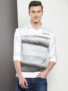 Calvin Klein Jeans Abstract Printed Sleeveless Organic Cotton Pullover