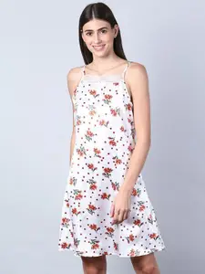 Aila Floral Printed Nightdress