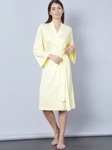 Aila V-Neck Long Sleeves Wrap Nightdress