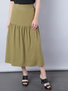Aila Flared Midi Skirt