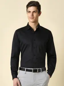 Allen Solly Men Black Slim Fit Formal Shirt