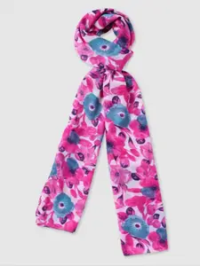 Aila Floral Printed Cotton Scarf