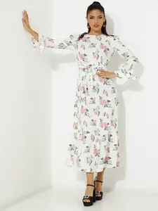 Aila Floral Printed Maxi Dress