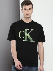 Calvin Klein Jeans Typography Embroidered Cotton Relaxed Fit T-shirt