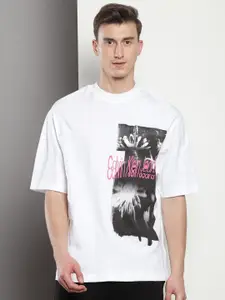 Calvin Klein Jeans Graphic Printed Round Neck Cotton Oversized T-shirt