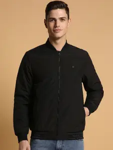 Allen Solly Stand Collar Pure Cotton Bomber Jacket