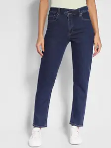 AMERICAN EAGLE OUTFITTERS Women Mom Fit Mid Rise Clean Look Stretchable Jeans