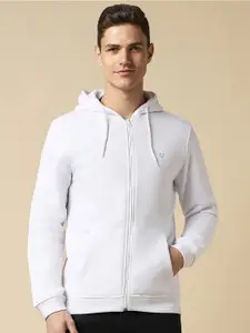 Allen Solly Front Open Hooded Pure Cotton Sweatshirt