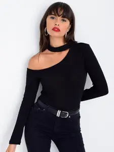 Cool & Sexy Choker Neck Fitted Top