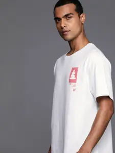 HRX by Hrithik Roshan Pure Cotton Relaxed Fit Yoga T-shirt