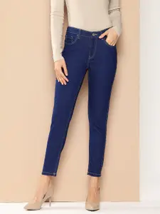 Chemistry Women Skinny Fit Embellished High-Rise Jeans