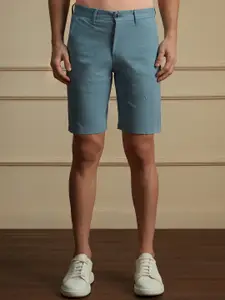 Peter England Casuals Men Blue Shorts