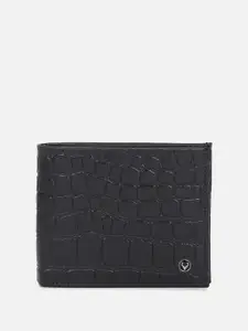 Allen Solly Textured Leather Two Fold Wallet