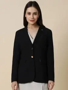 Allen Solly Woman Notched Lapel Single Breasted Formal Blazer