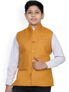 BAESD Boys Mandarin Collar Nehru Jacket